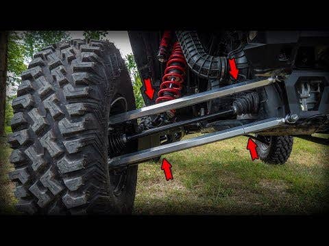 Photo of SuperATV Polaris RZR XP Turbo S Billet Aluminum Radius Arms by SuperATV - Premium Radius Rods & Plates for UTVs / Side by Sides