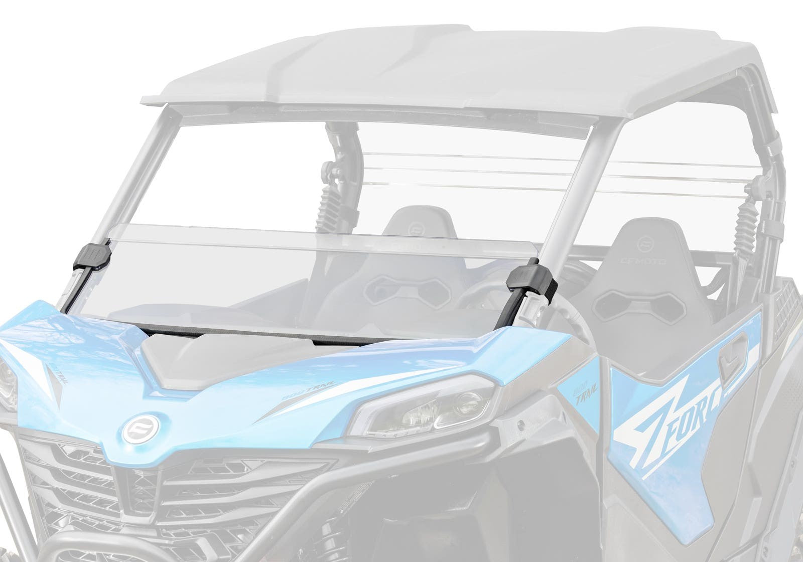 CFMOTO ZForce 800 Trail Scratch-Resistant Half Windshield