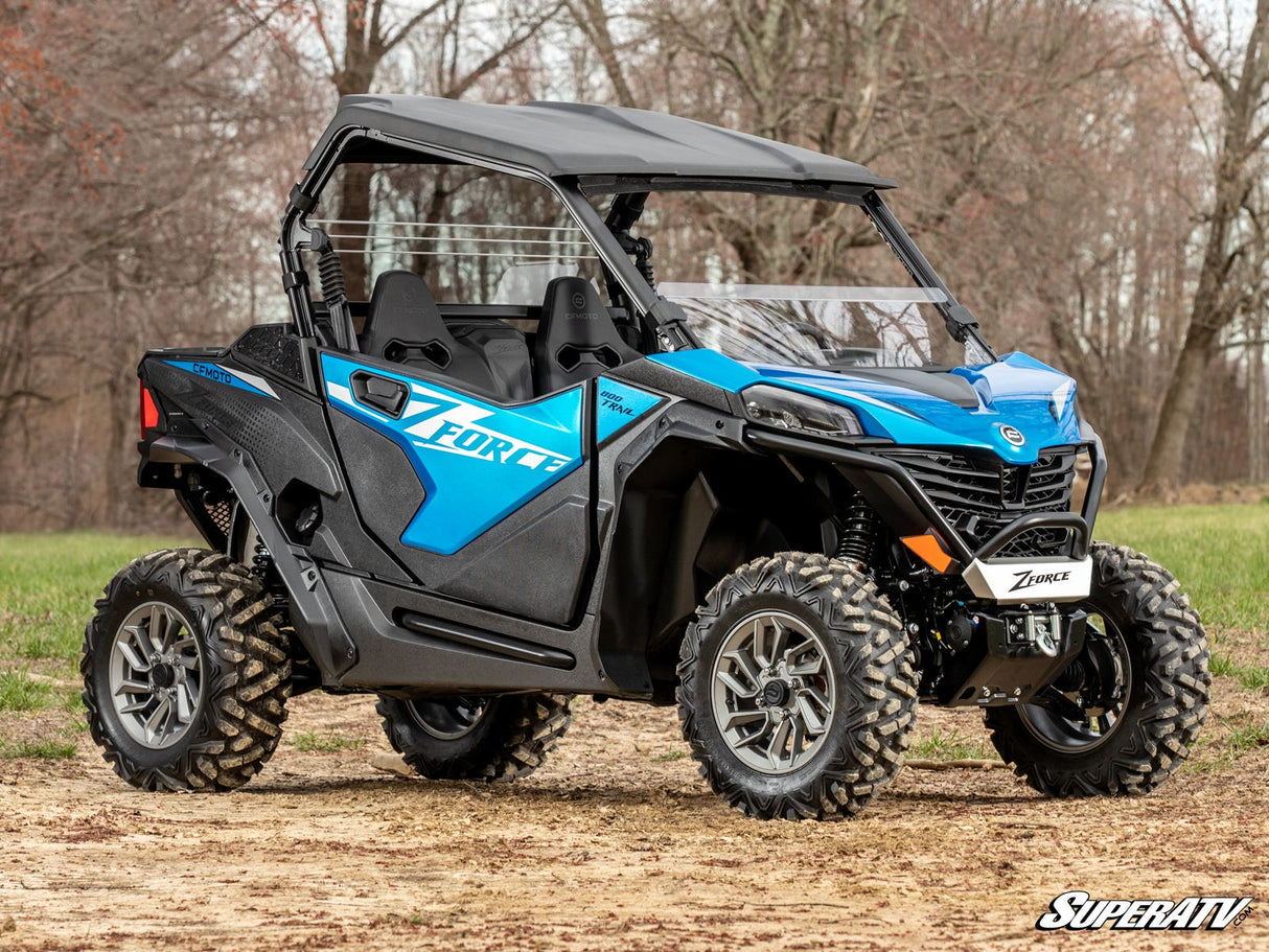 SuperATV CFMOTO ZForce 800 Trail Scratch-Resistant Half Windshield