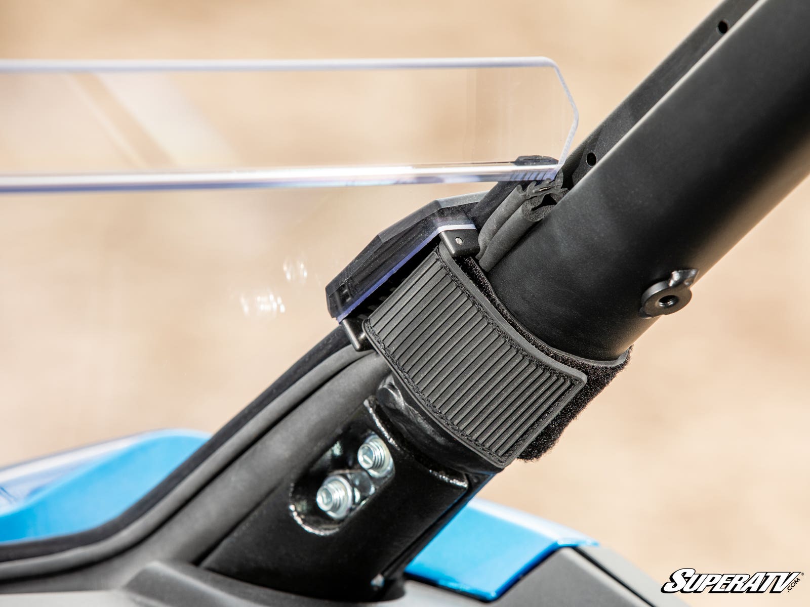 Photo of SuperATV CFMOTO ZForce 950 Sport Scratch-Resistant Half Windshield by SuperATV - Premium Windshields for UTVs / Side by Sides