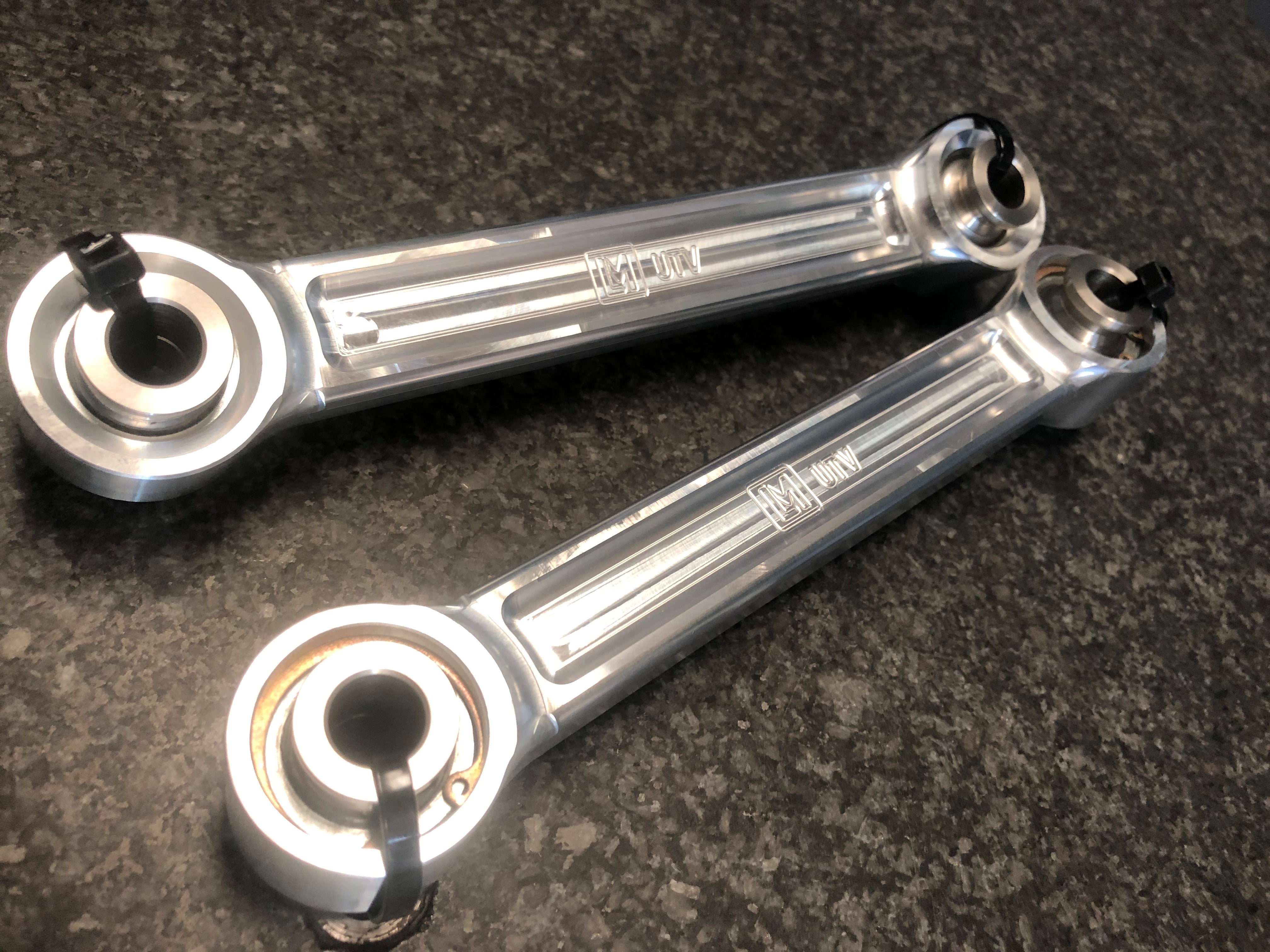 Photo of Polaris RZR Turbo S Rear Sway Bar Links (12mm Bolts) by LM-UTV - Premium Sway Bar Links for UTVs / Side by Sides