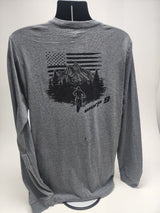 Gray Long Sleeve Mountain Shirt