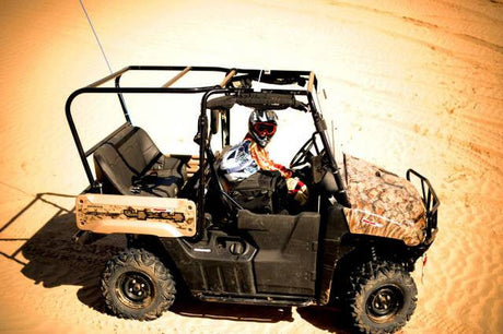 Photo of Honda Big Red Backseat and Roll Cage Kit (2009-2013) by UTV Mountain Accessories - Premium Roll Cages for UTVs / Side by Sides
