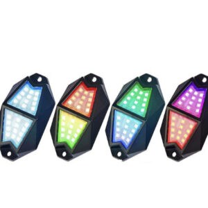 Photo of D2D RGB Rock Light Kit (4–12 Piece) by Dunes 2 Dezert SXS - Premium Rock Lights for UTVs / Side by Sides