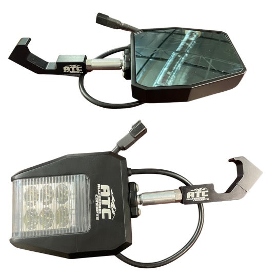 Photo of ATC Side-Winder Series Mirrors by All Terrain Concepts - Premium Mirrors for UTVs / Side by Sides
