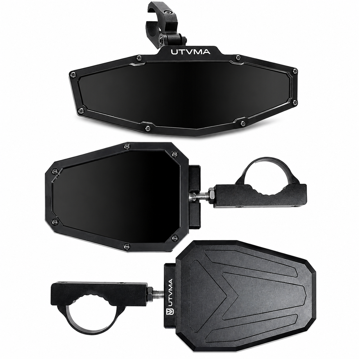 UTV Mountain Accessories Rearview & Sideview Mirror Kit