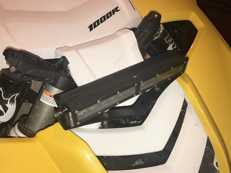 Photo of Yamaha YXZ 1000r 12" Single Row LED Bar Shock Mount by GGLighting - Premium Vehicle Mount for UTVs / Side by Sides