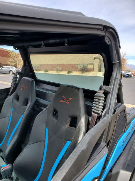 Photo of CANAM MAVERICK SPORT/TRAIL REAR WINDSHIELD 2018+ 2-SEAT by Dirt Warrior Accessories - Premium WINDSHIELD for UTVs / Side by Sides