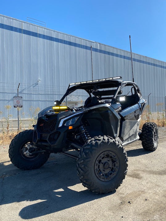 Photo of Can-Am X3 12” LED Bar Shock Tower Mount Made In USA by GGLighting - Premium Vehicle Mount for UTVs / Side by Sides
