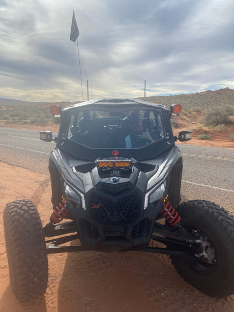 Photo of Can Am X3 Upper A Pillar mount by All Terrain Concepts - Premium for UTVs / Side by Sides