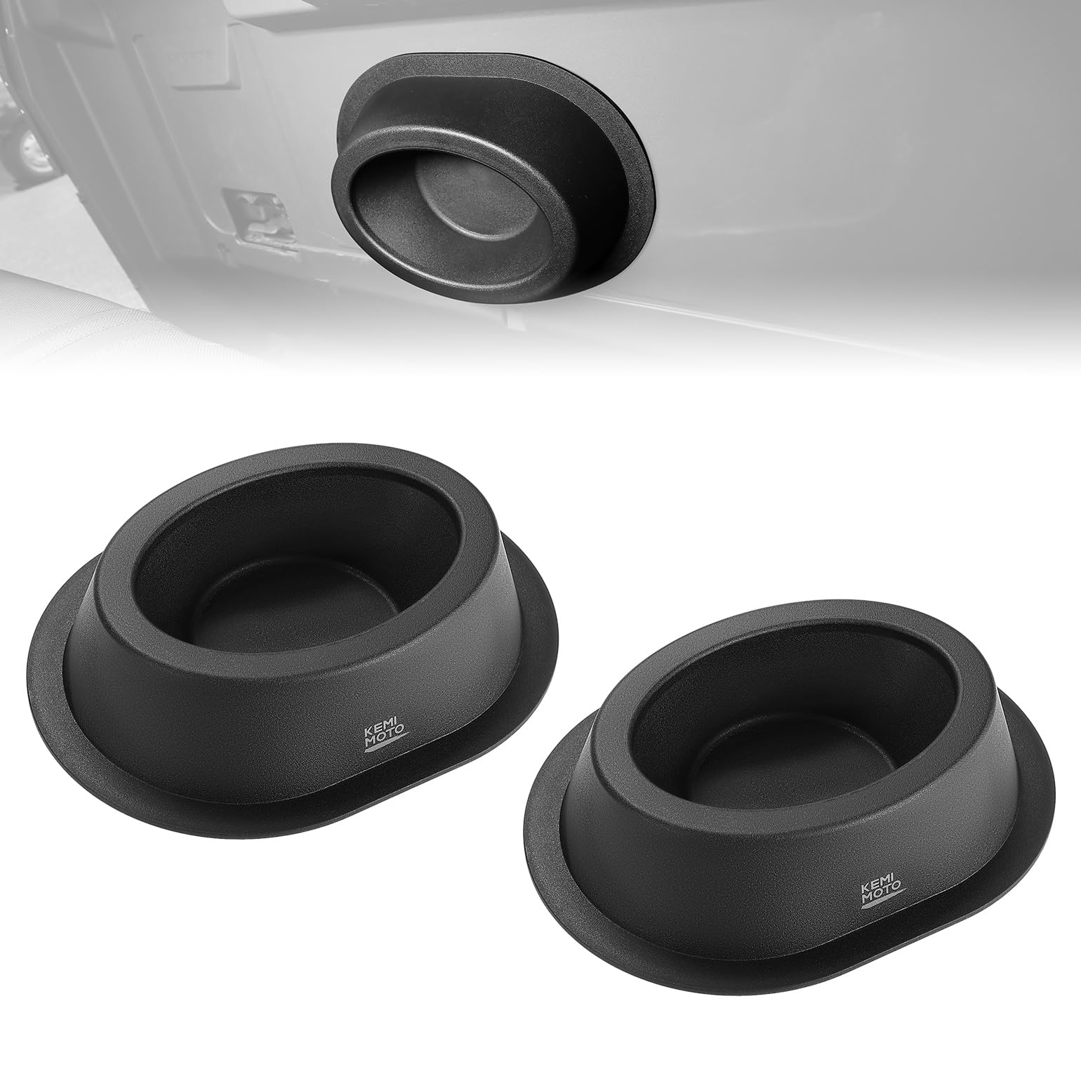 Photo of Kemimoto 2PCS UTV Universial Speaker Pods for 6.5" Speakers by Kemimoto - Premium for UTVs / Side by Sides