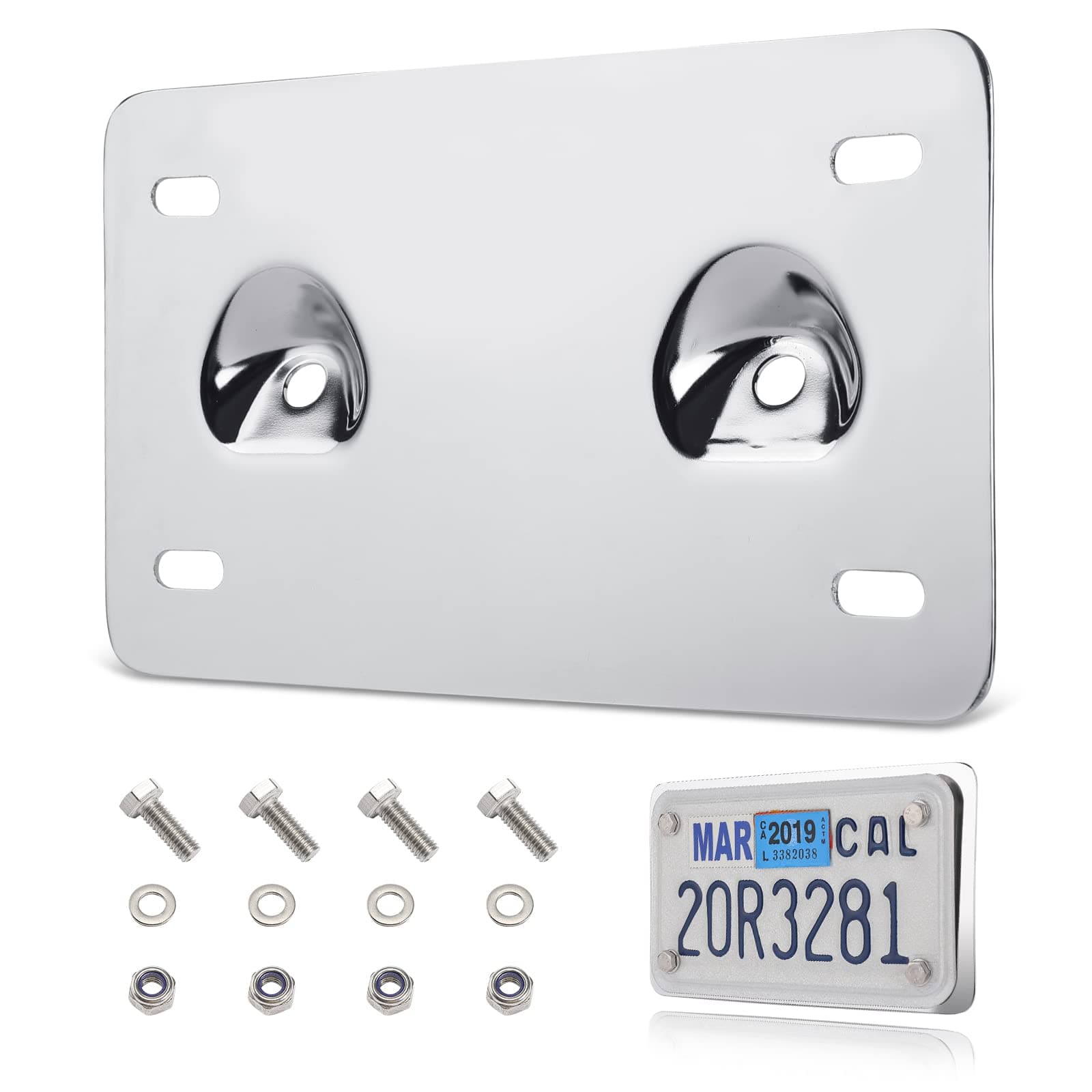 Photo of License Plate Brackets Fit For Harley by Kemimoto - Premium for UTVs / Side by Sides