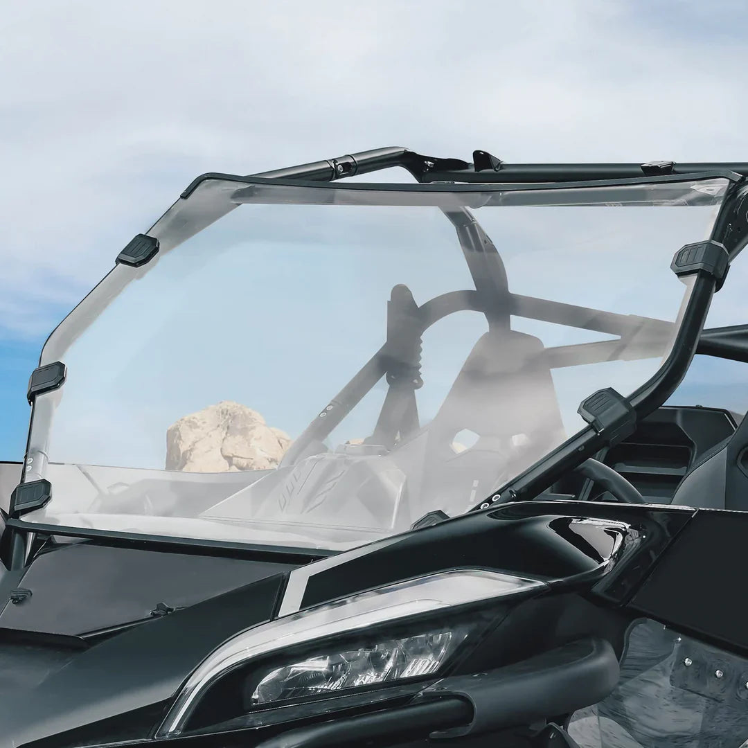 Photo of Kemimoto Front Full & Rear Windshield Scratch Resistant for CFMOTO ZForce 950 by Kemimoto - Premium for UTVs / Side by Sides