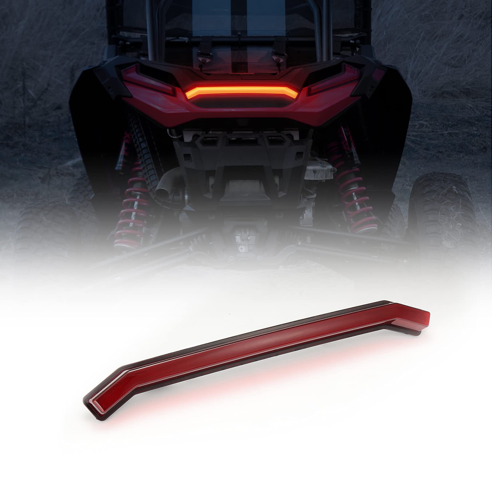 Photo of UTV Center Tail Brake Light for Polaris RZR RS1 1000 XP/ XP TURBO by Kemimoto - Premium for UTVs / Side by Sides