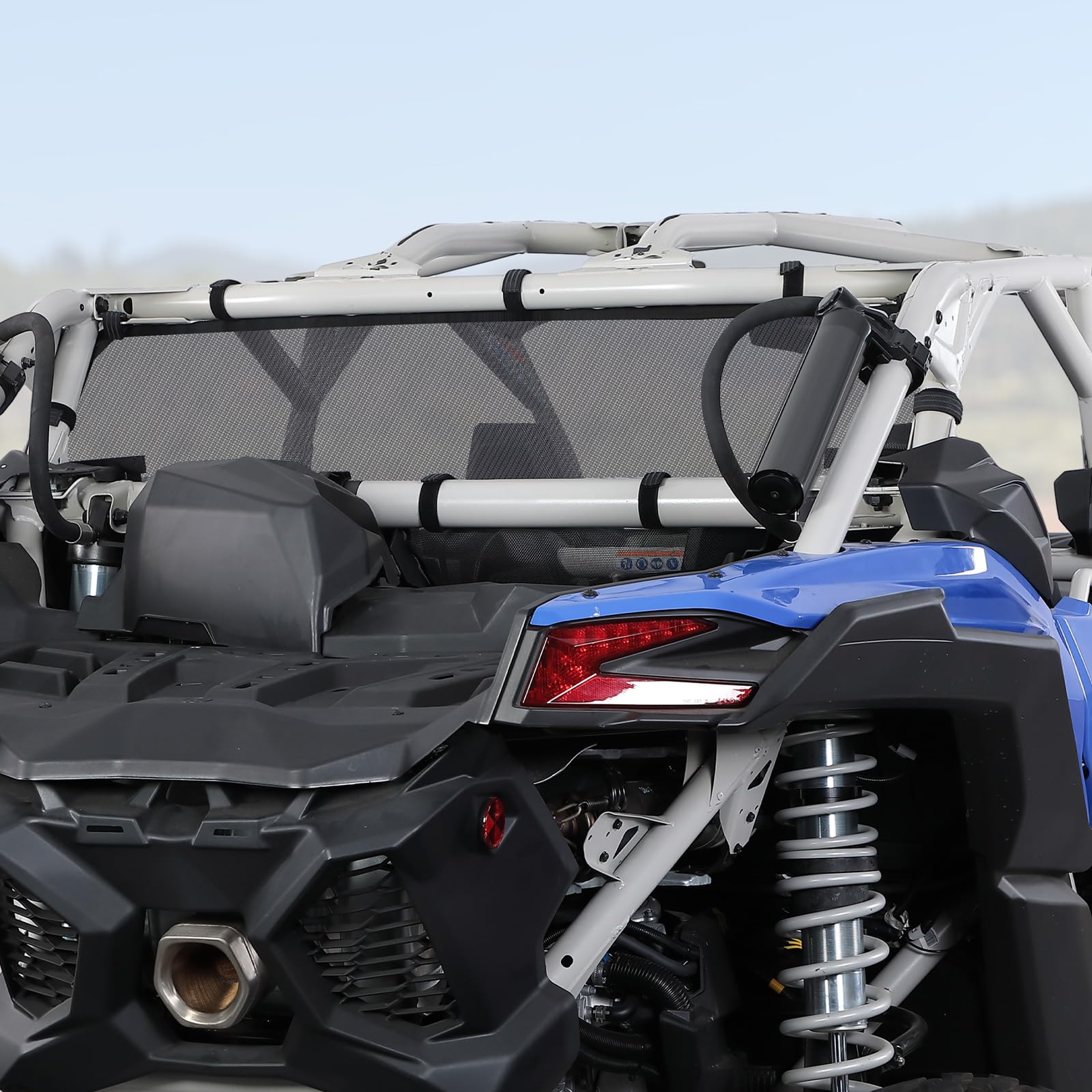 Photo of Rear Window Net for Can-Am Maverick X3/MAX by Kemimoto - Premium for UTVs / Side by Sides