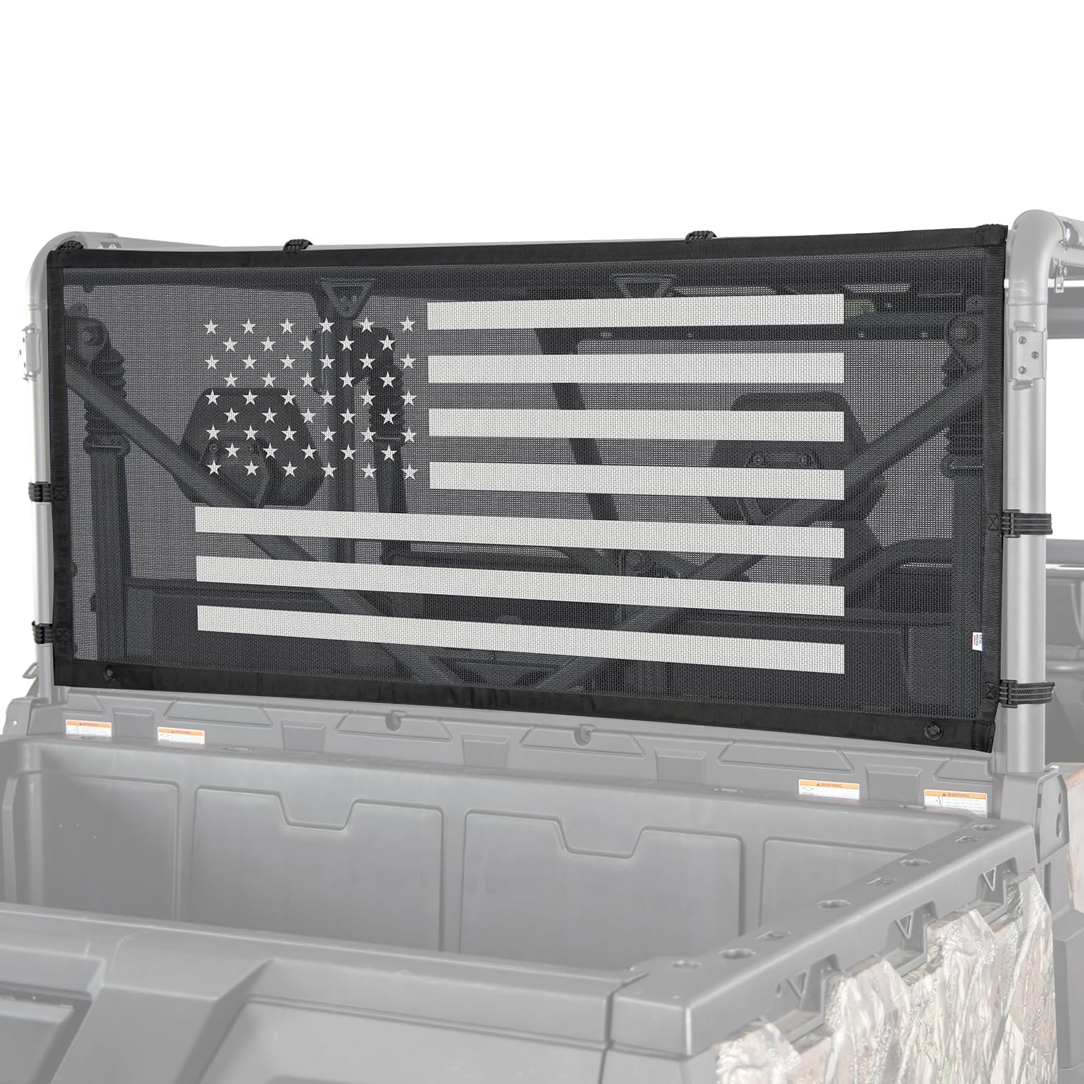 Photo of Rear Window Net Soft Windshield for CFMOTO UForce 1000/ 1000 XL by Kemimoto - Premium for UTVs / Side by Sides