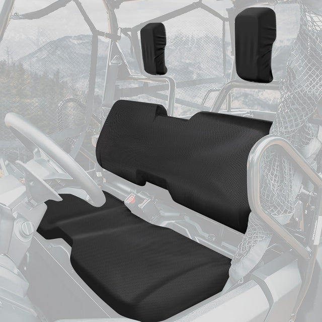 Photo of Seat Covers for Pioneer 700 700-4 2014-2024 (Black) by Kemimoto - Premium for UTVs / Side by Sides