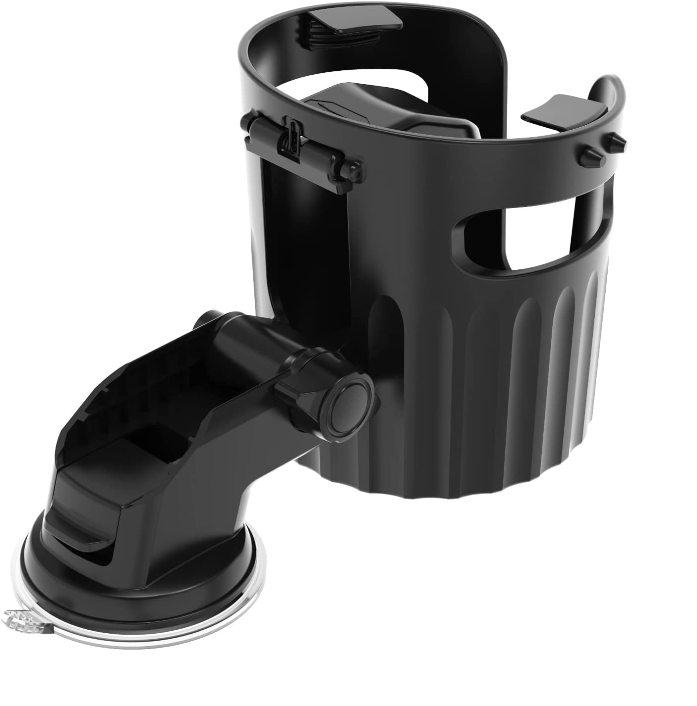 Photo of Suction Cup Holder with Tongue Depressor 90-Degree Adjustable by Kemimoto - Premium for UTVs / Side by Sides