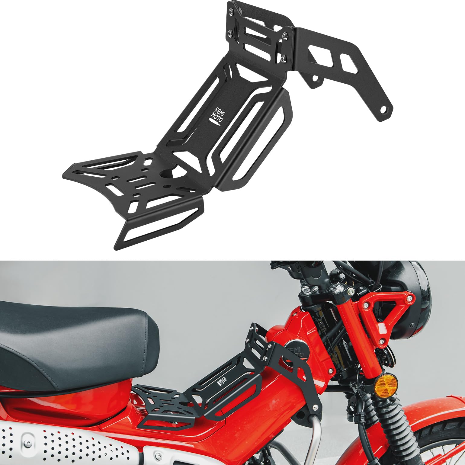 Photo of Kemimoto Center Storage Rack for CT125 Trail 125 Hunter Cub 2021-2024 by Kemimoto - Premium for UTVs / Side by Sides