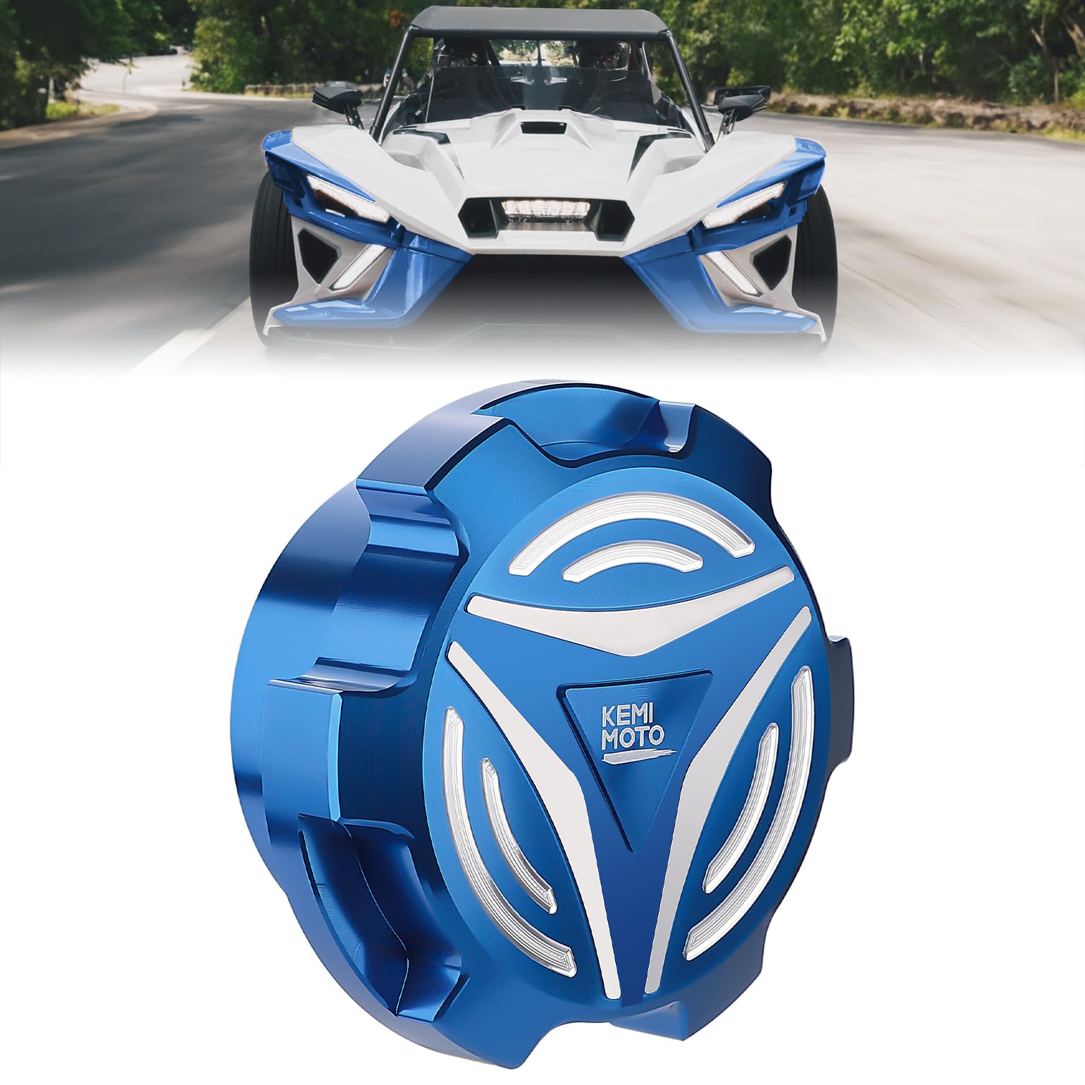 Photo of Kemimoto Gas Cap for Polaris Slingshot SL/LE/R/S/SLR by Kemimoto - Premium for UTVs / Side by Sides