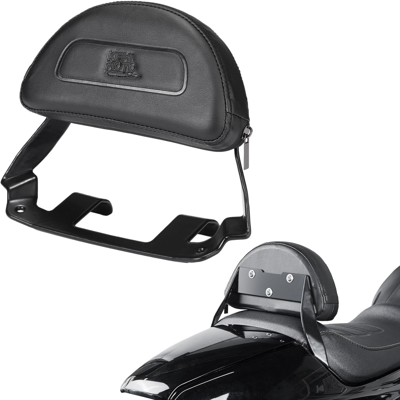 Photo of Sissy Bar Rider Backrest Designed for Sportster S RH1250 2021-2023 by Kemimoto - Premium for UTVs / Side by Sides