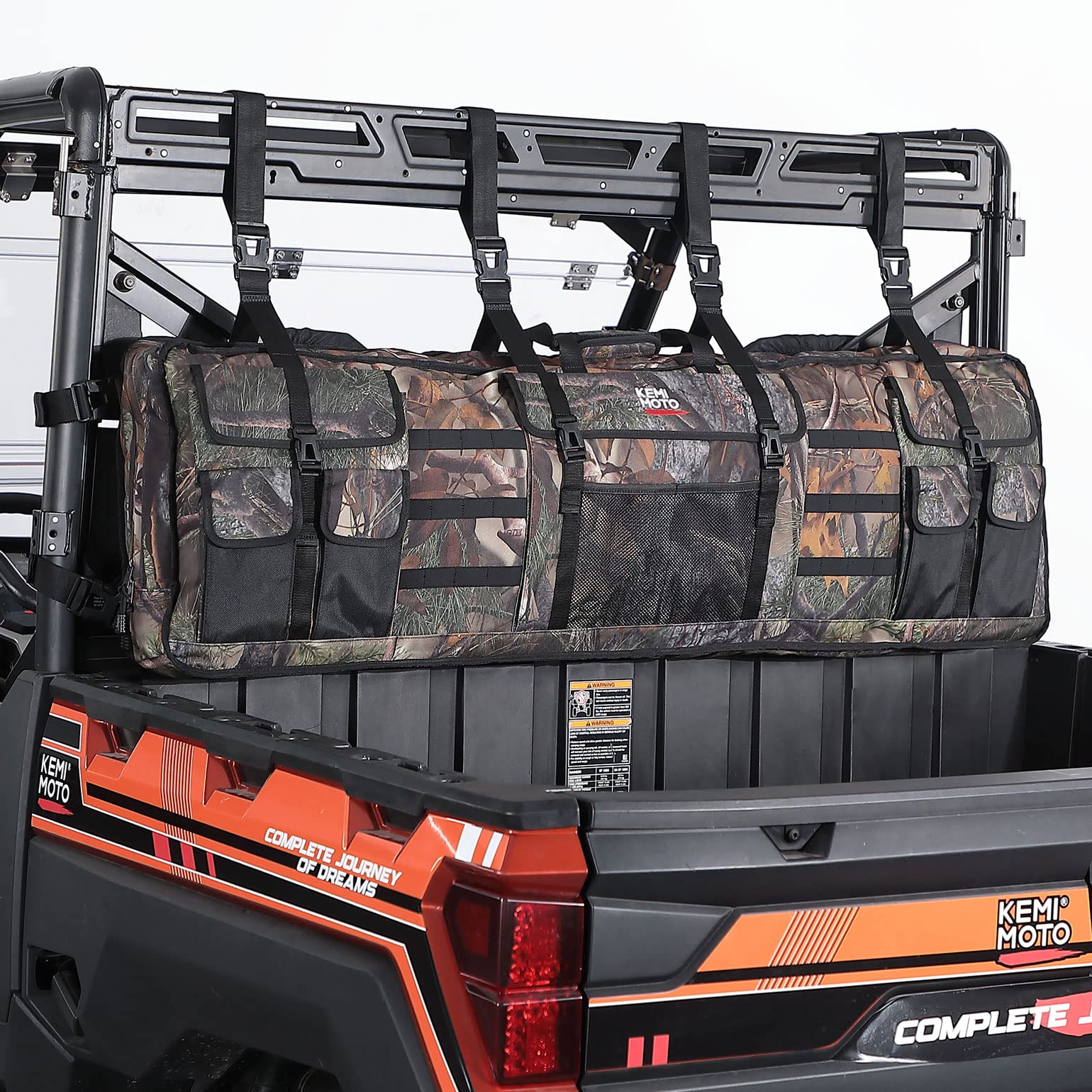 Photo of UTV Double Gun Holder Tool Rack for Hunting Gear by Kemimoto - Premium for UTVs / Side by Sides