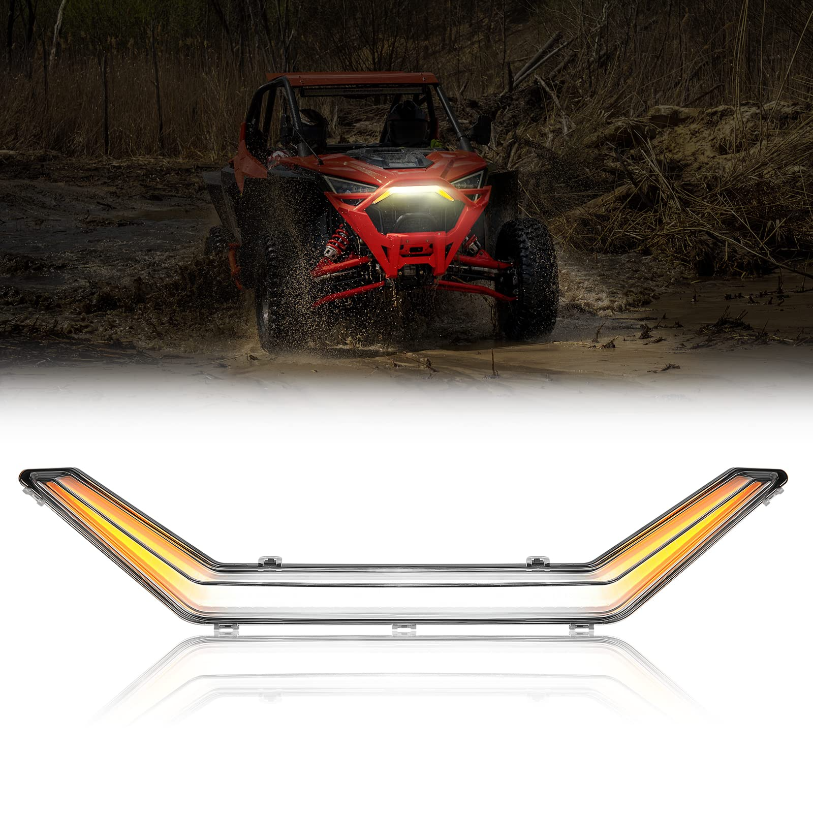 Photo of Turn Signal Light, LED Fang Light for Polaris RZR PRO XP/ 4 PRO R Turbo by Kemimoto - Premium for UTVs / Side by Sides