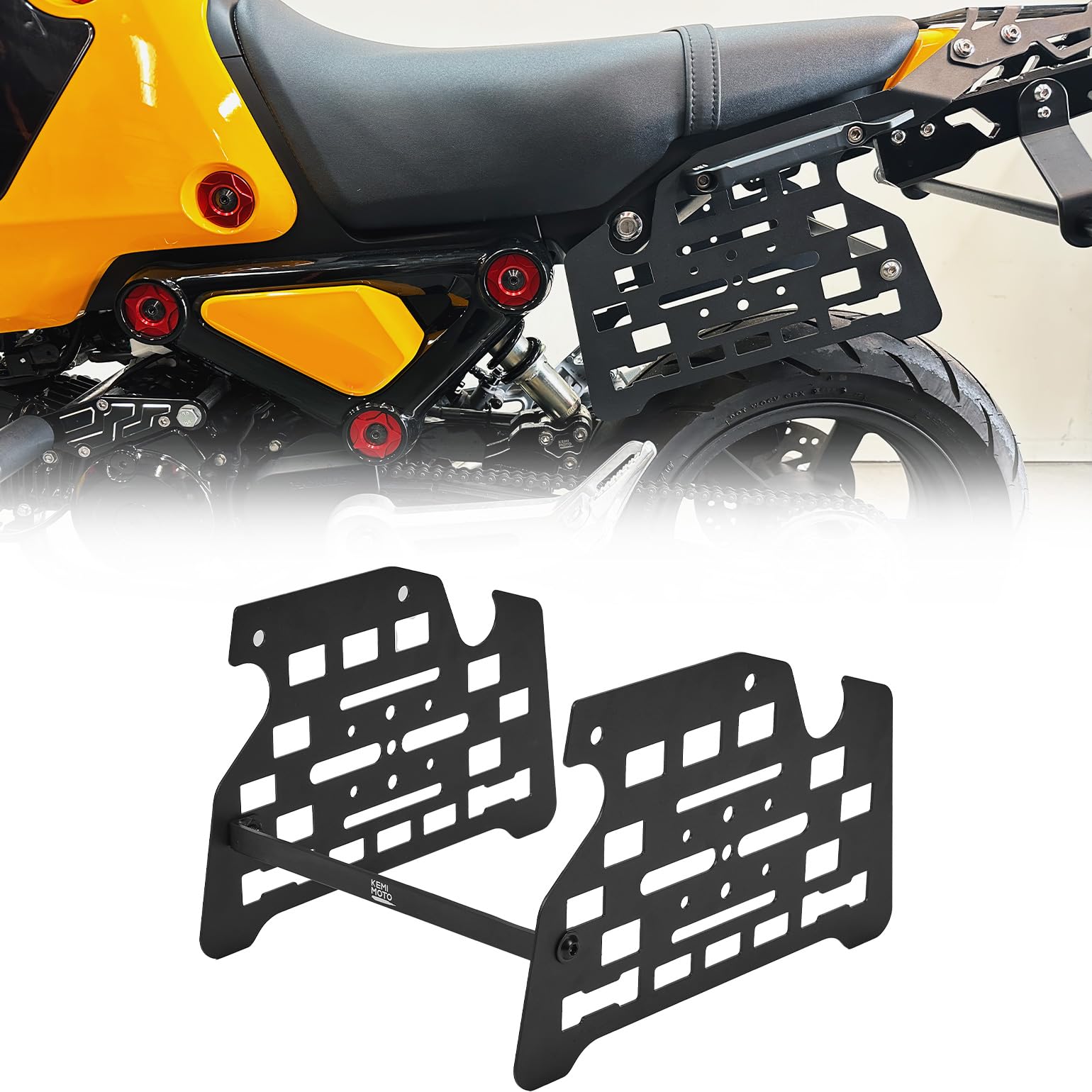 Photo of Luggage Side Rack for GROM MSX125 2022-2024 by Kemimoto - Premium for UTVs / Side by Sides