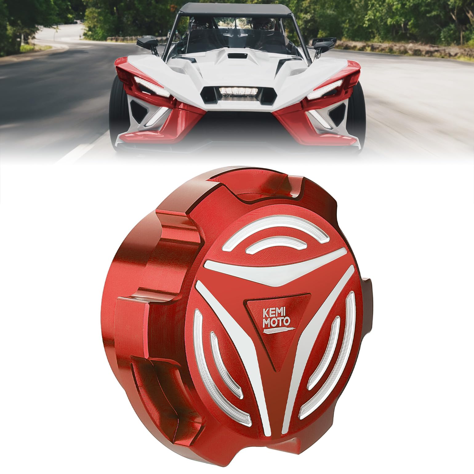 Photo of Kemimoto Gas Cap for Polaris Slingshot SL/LE/R/S/SLR by Kemimoto - Premium for UTVs / Side by Sides