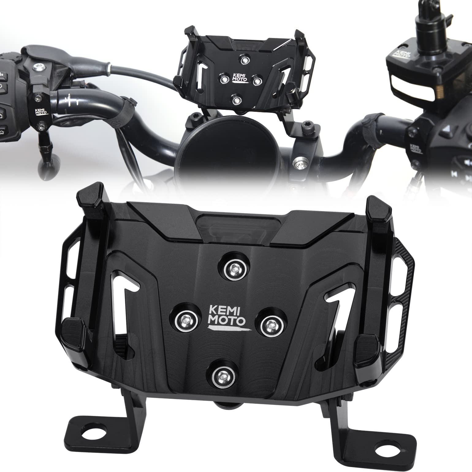 Photo of Magnetic Phone Mount Holder for Sportster S Rh1250 by Kemimoto - Premium for UTVs / Side by Sides
