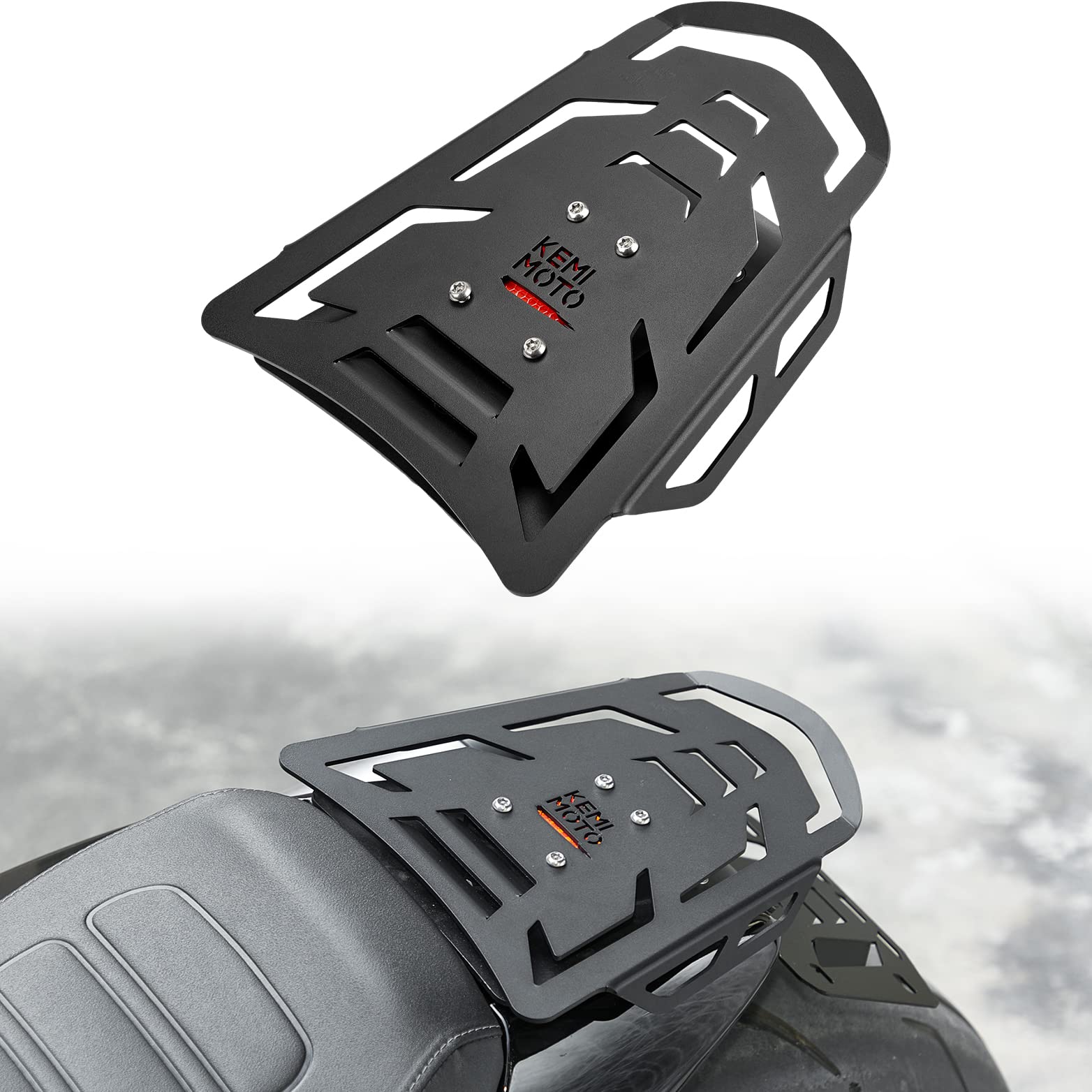 Photo of Motorcycle Rear Luggage Rack for Sportster S RH1250 2021-2025 by Kemimoto - Premium for UTVs / Side by Sides