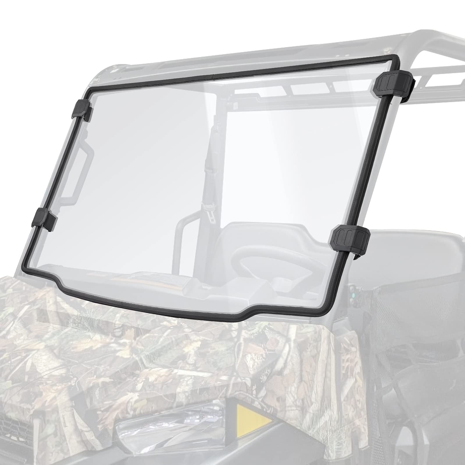 Photo of Kemimoto Front Full Windshield for Ranger Midsize 500 570 2015-2022 by Kemimoto - Premium for UTVs / Side by Sides