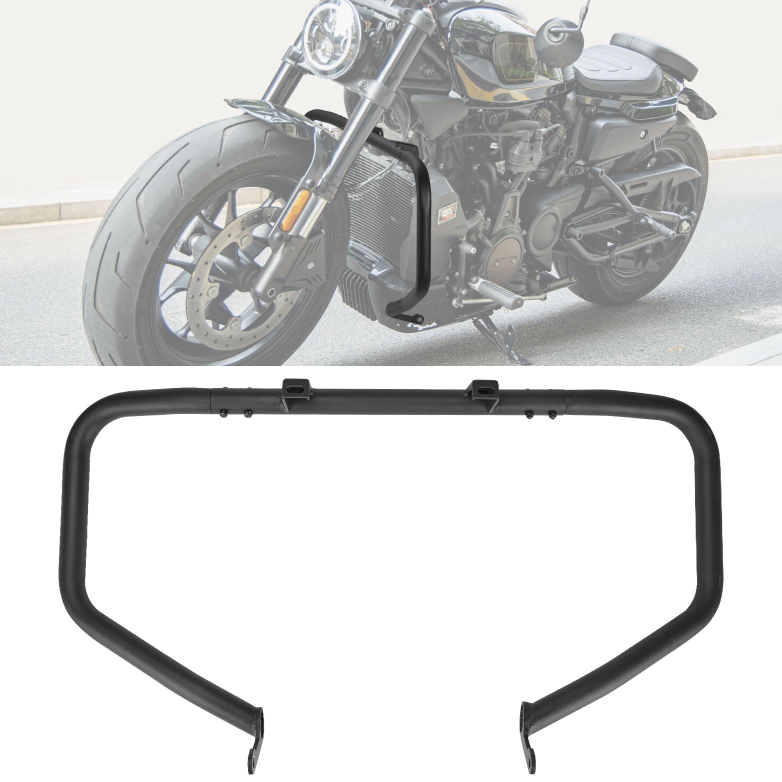 Photo of Motorcycle Crash Bars for Sportster S RH1250 2021-2025 by Kemimoto - Premium for UTVs / Side by Sides