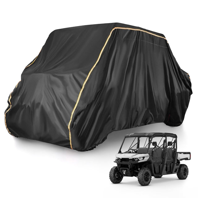 Photo of 4-6 Seater UTV 420D Cover for Can-Am Defender MAX PRO / Arctic Cat Prowler by Kemimoto - Premium for UTVs / Side by Sides