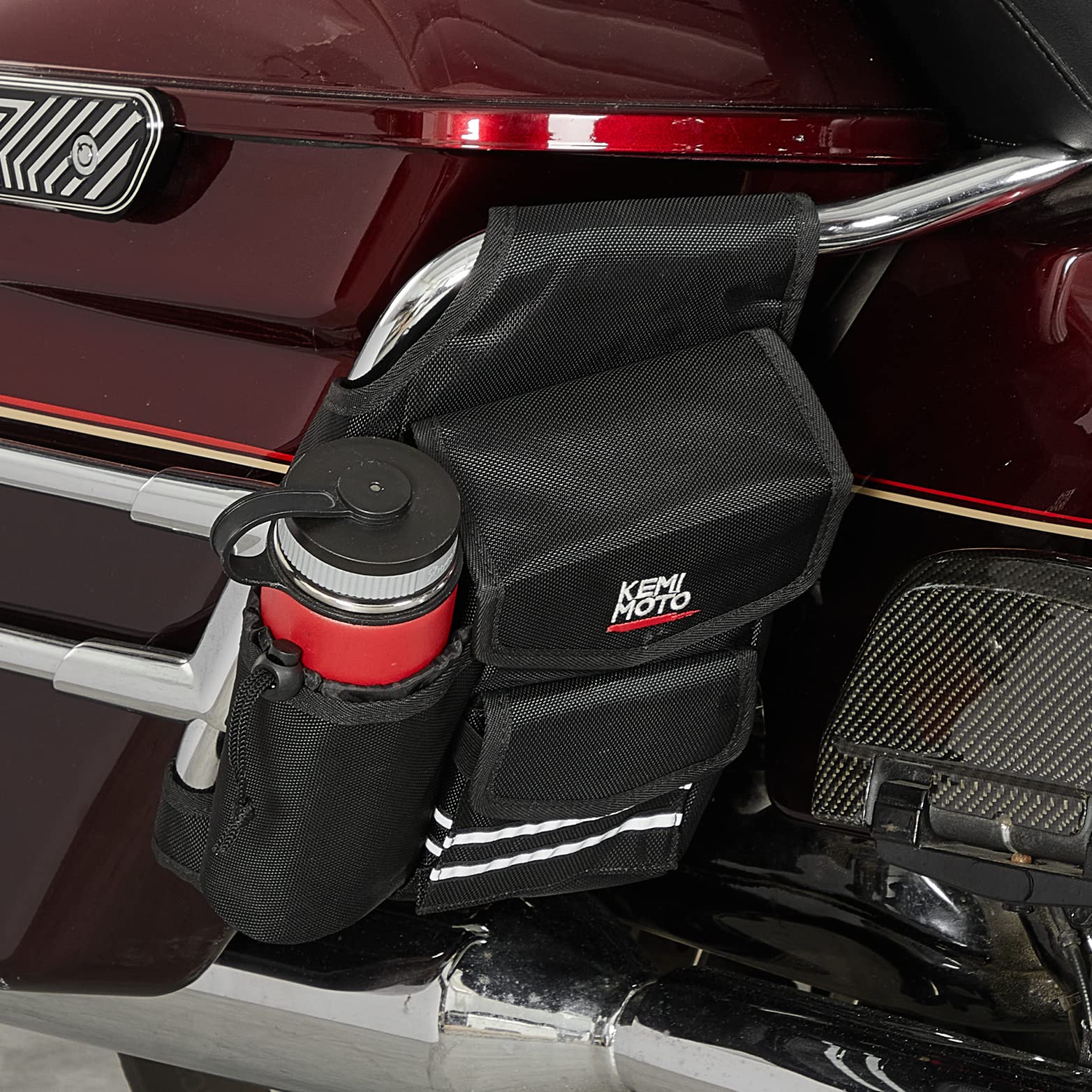 Photo of Saddlebag Guard Bags Soft Organizer for Harley 1 Pair by Kemimoto - Premium for UTVs / Side by Sides