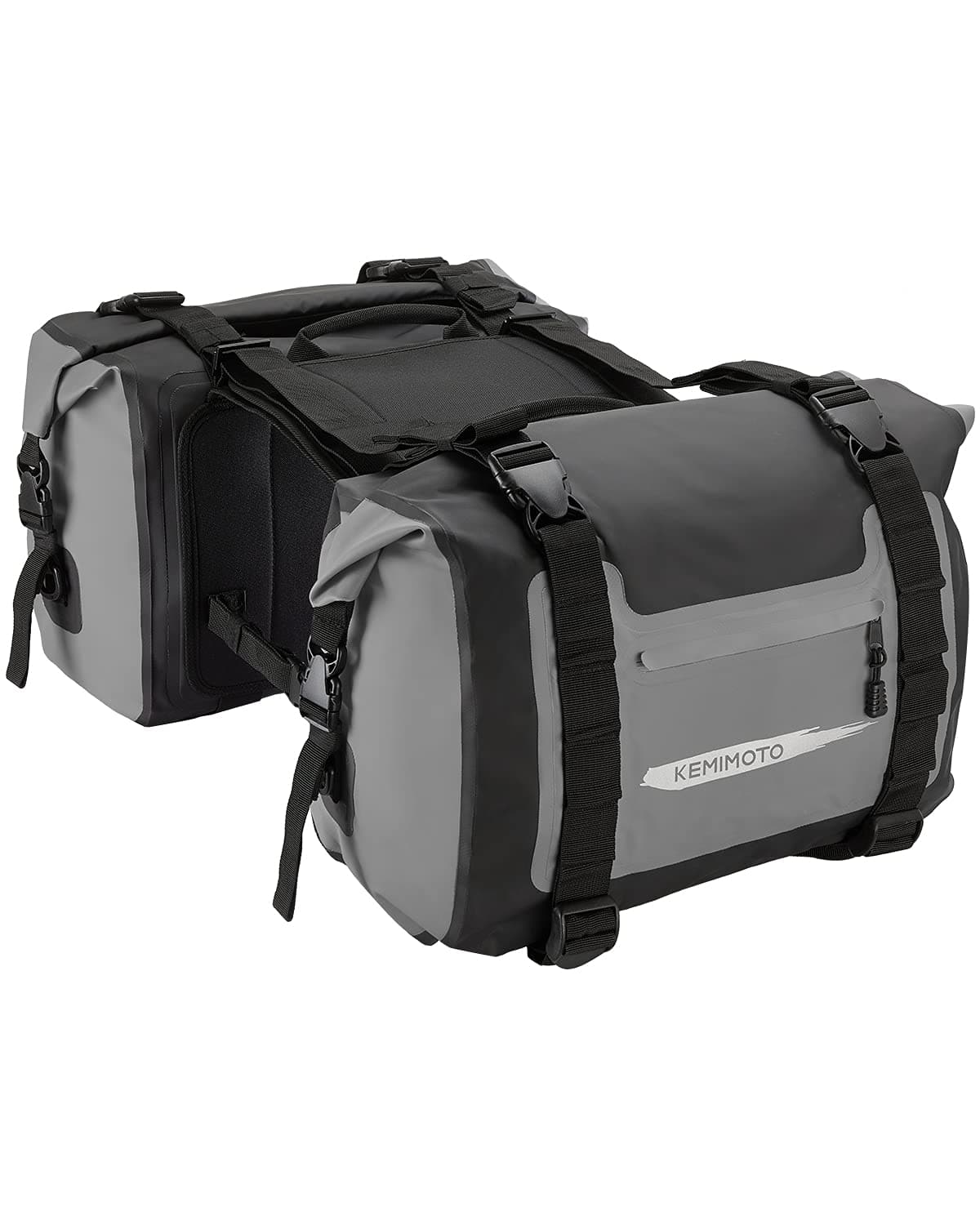Photo of Luggage Bag, Waterproof Saddle Bags Side Bags for Motorbike Travel (25L*2) by Kemimoto - Premium for UTVs / Side by Sides