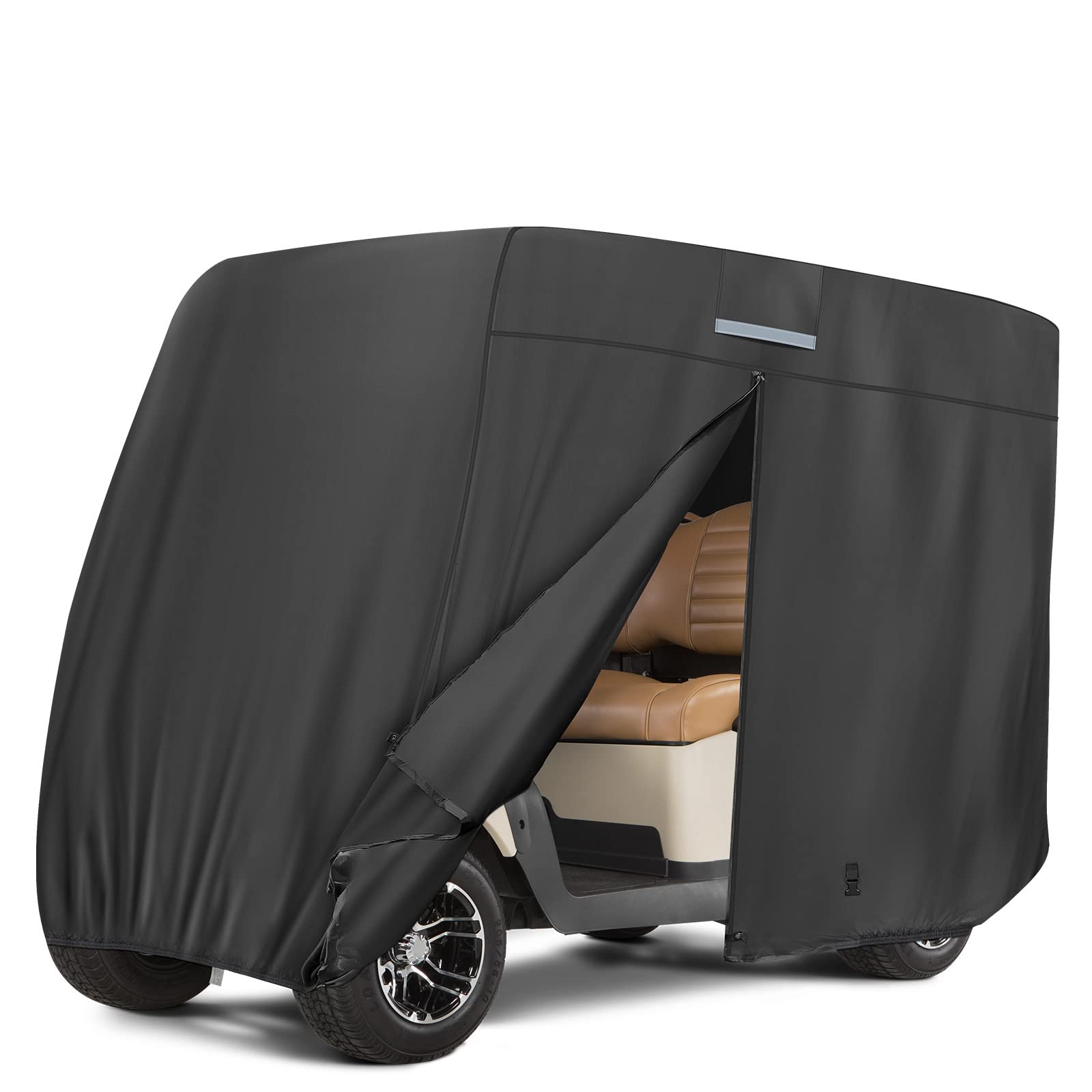 Photo of Golf Cart Cover 2 Passenger/ 4 Passenger for EZGO/ Club Car/ Drive/ ICON by Kemimoto - Premium for UTVs / Side by Sides