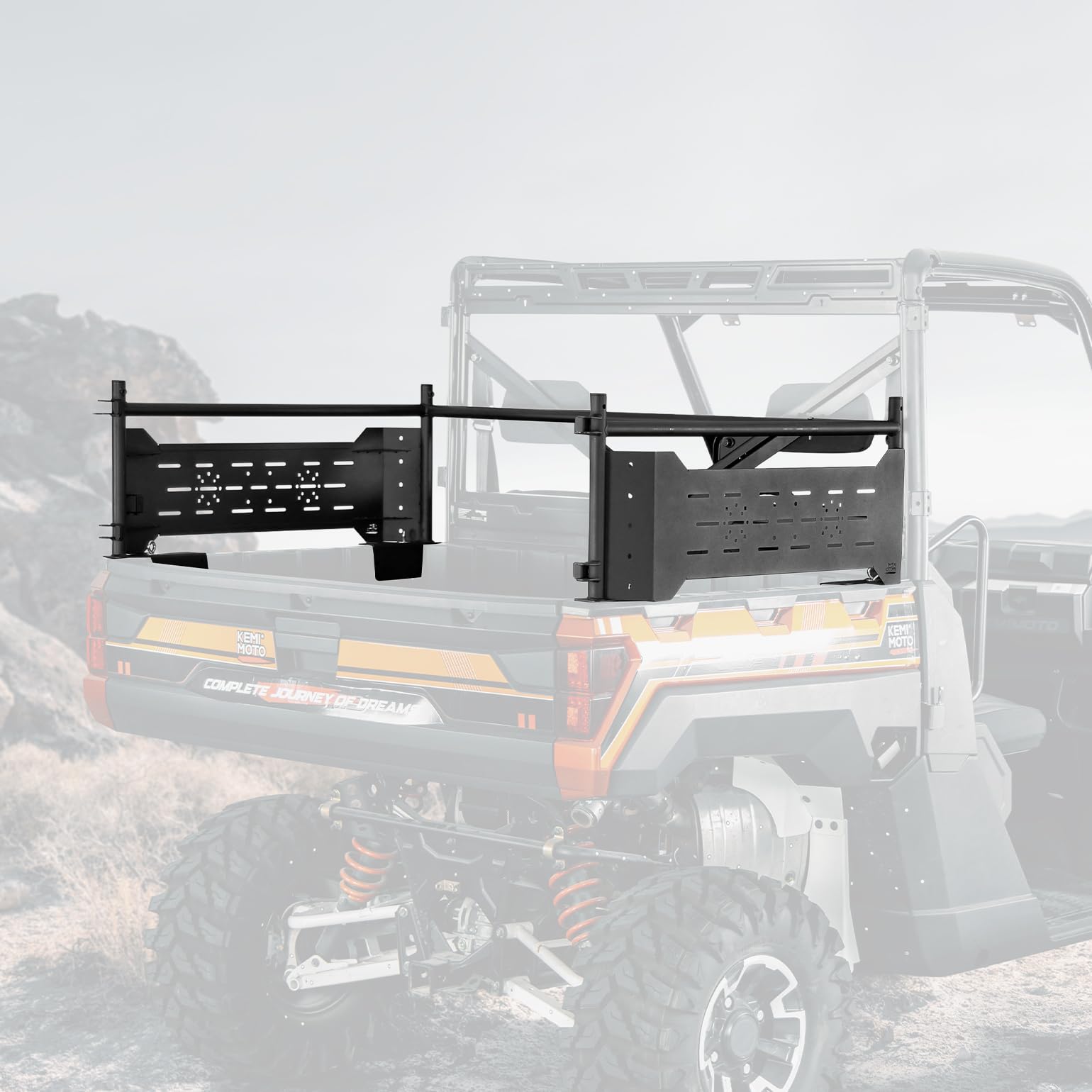 Photo of Kemimoto Heavy Duty Rear Cargo Rack for Polaris Ranger 1000/XP 1000/XP 900/XP 570 by Kemimoto - Premium for UTVs / Side by Sides