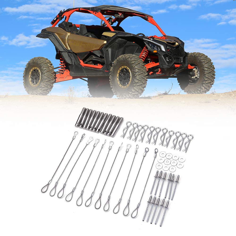 Photo of Quick-Release Clutch Cover Pins for Can Am Maverick X3 by Kemimoto - Premium for UTVs / Side by Sides