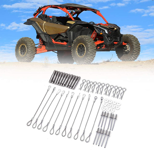 Photo of Quick-Release Clutch Cover Pins for Can Am Maverick X3 by Kemimoto - Premium for UTVs / Side by Sides