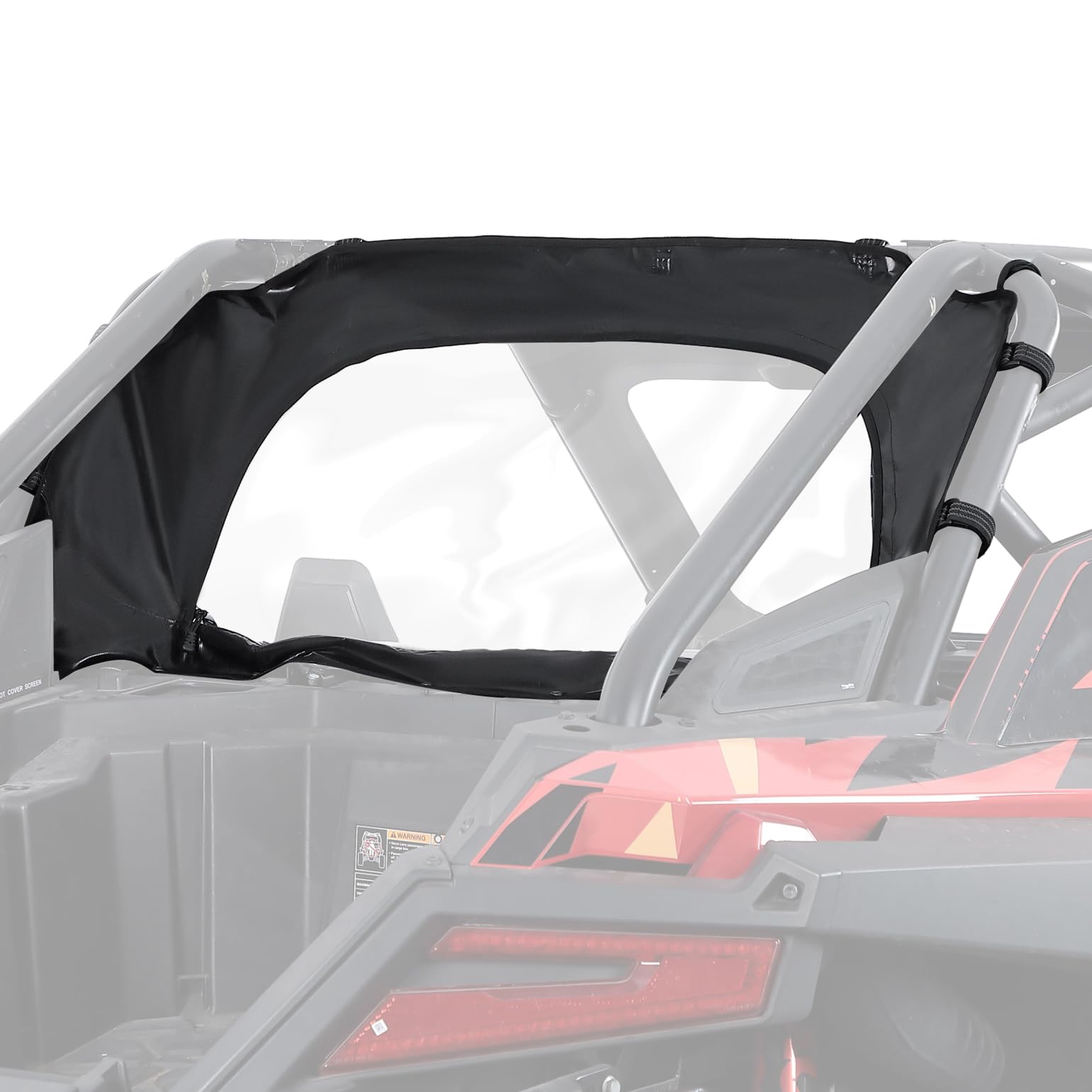 Photo of UTV Soft Rear Windshield for RZR PRO XP /Turbo R by Kemimoto - Premium for UTVs / Side by Sides
