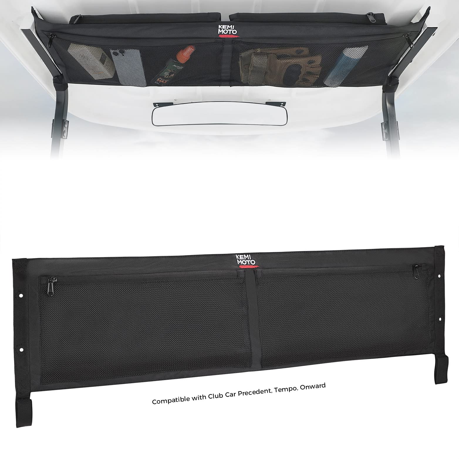 Photo of Golf Cart Overhead Storage Bag for Precedent, Tempo, Onward by Kemimoto - Premium for UTVs / Side by Sides