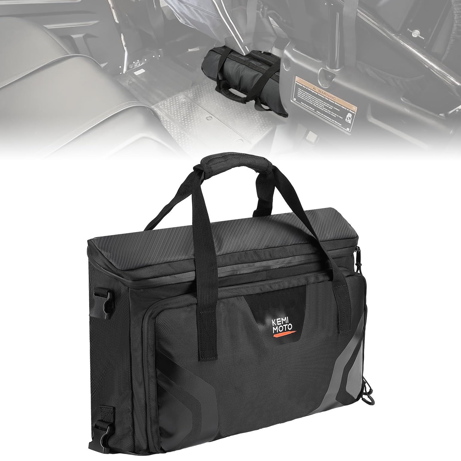 Photo of UTV Tool Bag, 16L Storage Bag for Pioneer 1000-6 (Under Seat) by Kemimoto - Premium for UTVs / Side by Sides