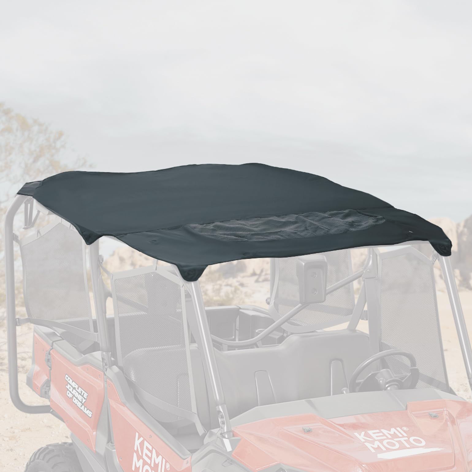 Photo of Upgraded Soft Roof for Pioneer 1000-5 2016-2023 by Kemimoto - Premium for UTVs / Side by Sides