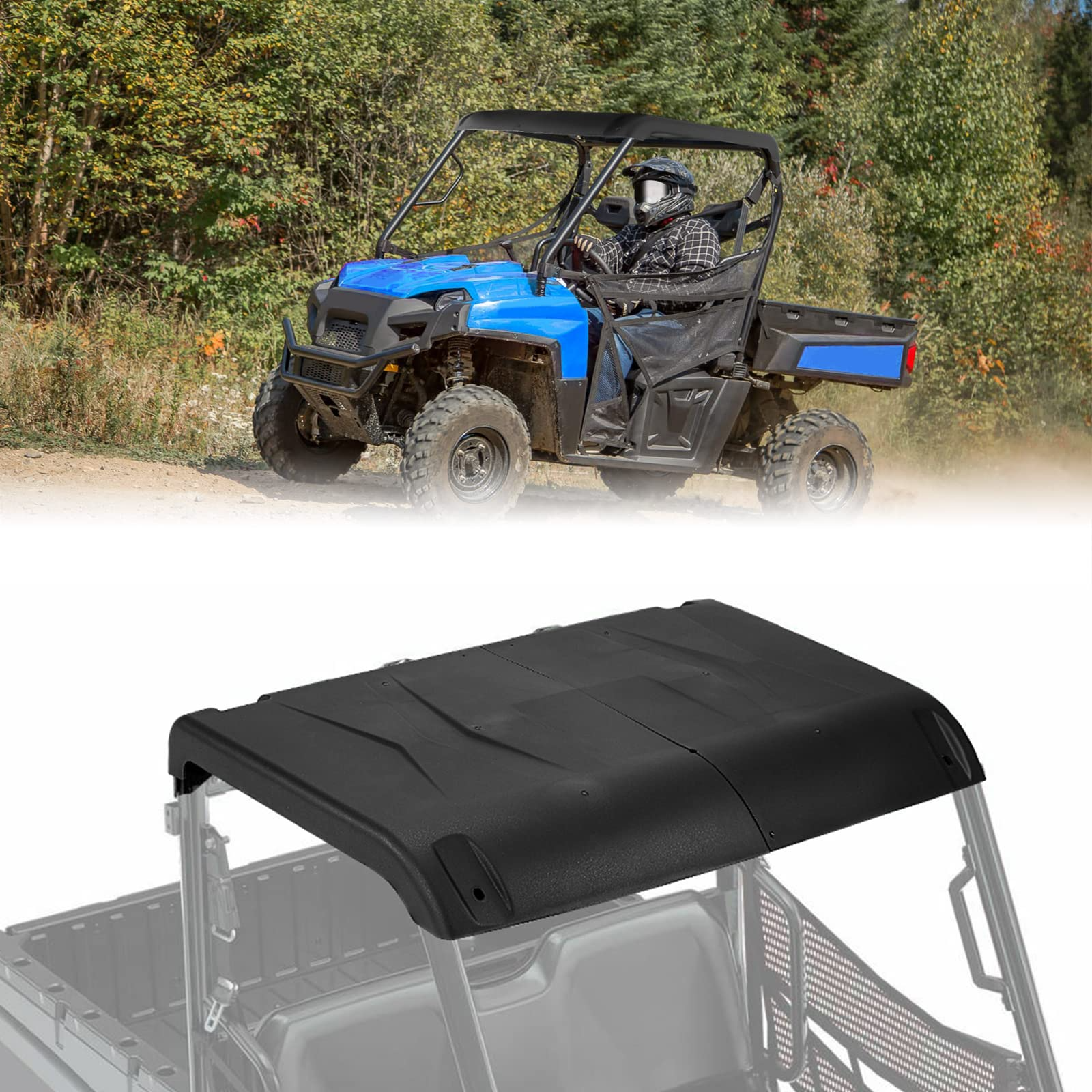 Photo of Kemimoto Hard Roof For Polaris Ranger Mid Size 2015-2022 by Kemimoto - Premium for UTVs / Side by Sides