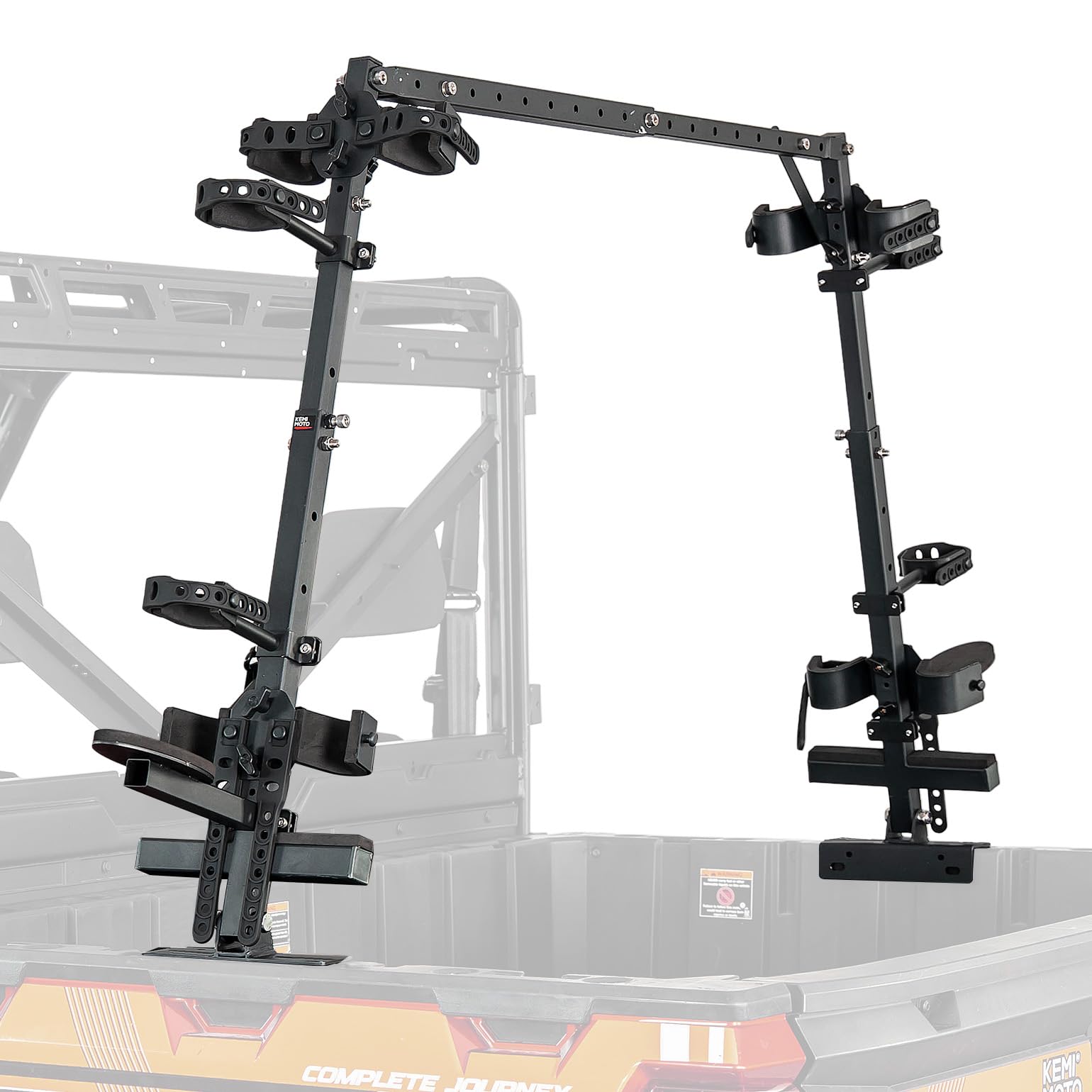 Photo of UTV Double Crossbow Rack for Polaris Ranger General Pioneer by Kemimoto - Premium for UTVs / Side by Sides