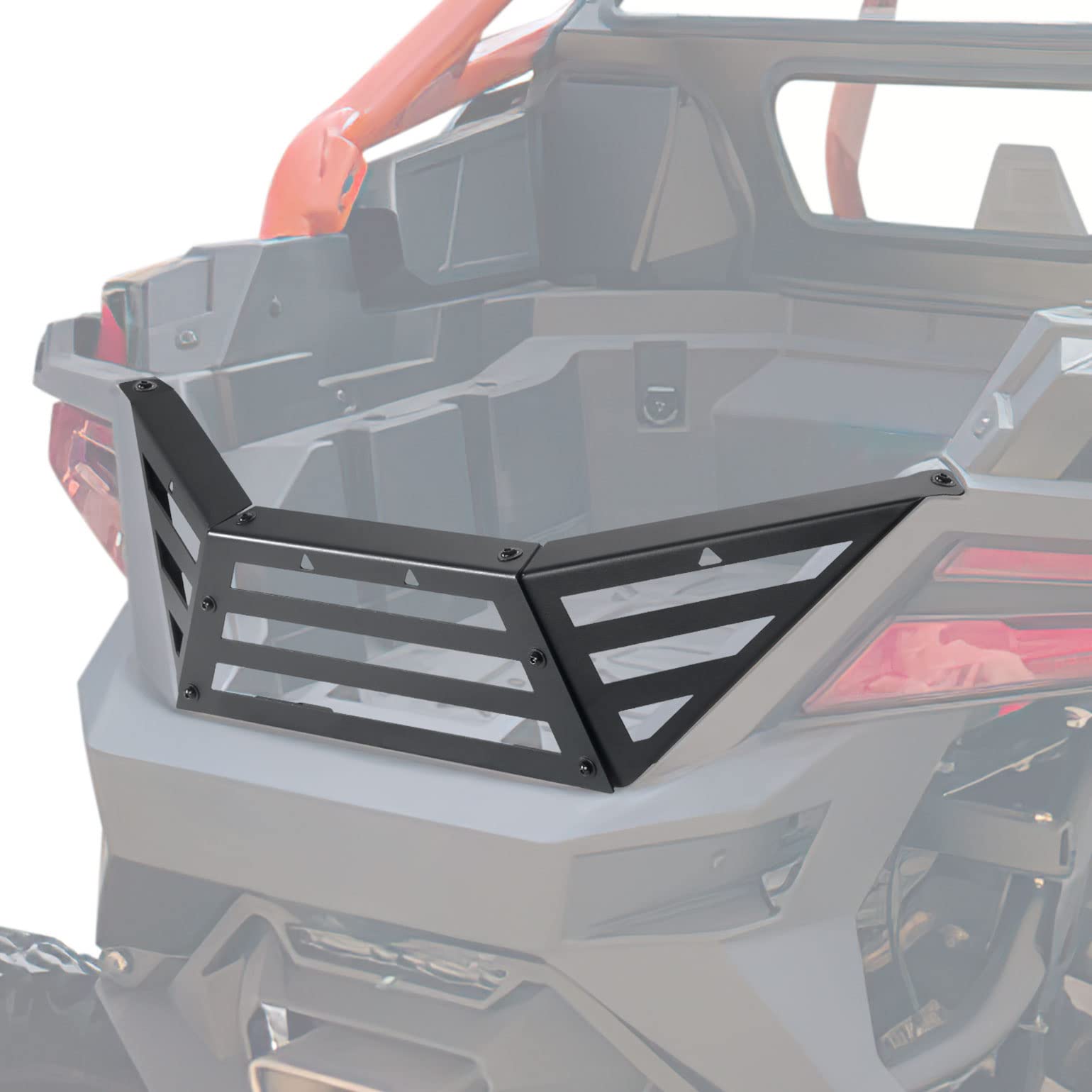 Photo of Rear Cargo Bed Extender Tailgate for Polaris RZR Pro R/4 2022-2024 by Kemimoto - Premium for UTVs / Side by Sides
