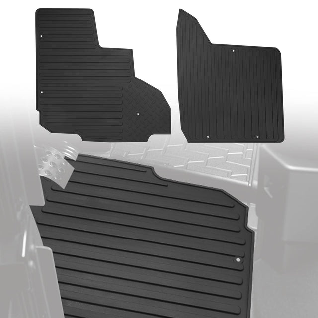 Photo of Floor Mats for Kawasaki Mule PRO MX by Kemimoto - Premium for UTVs / Side by Sides