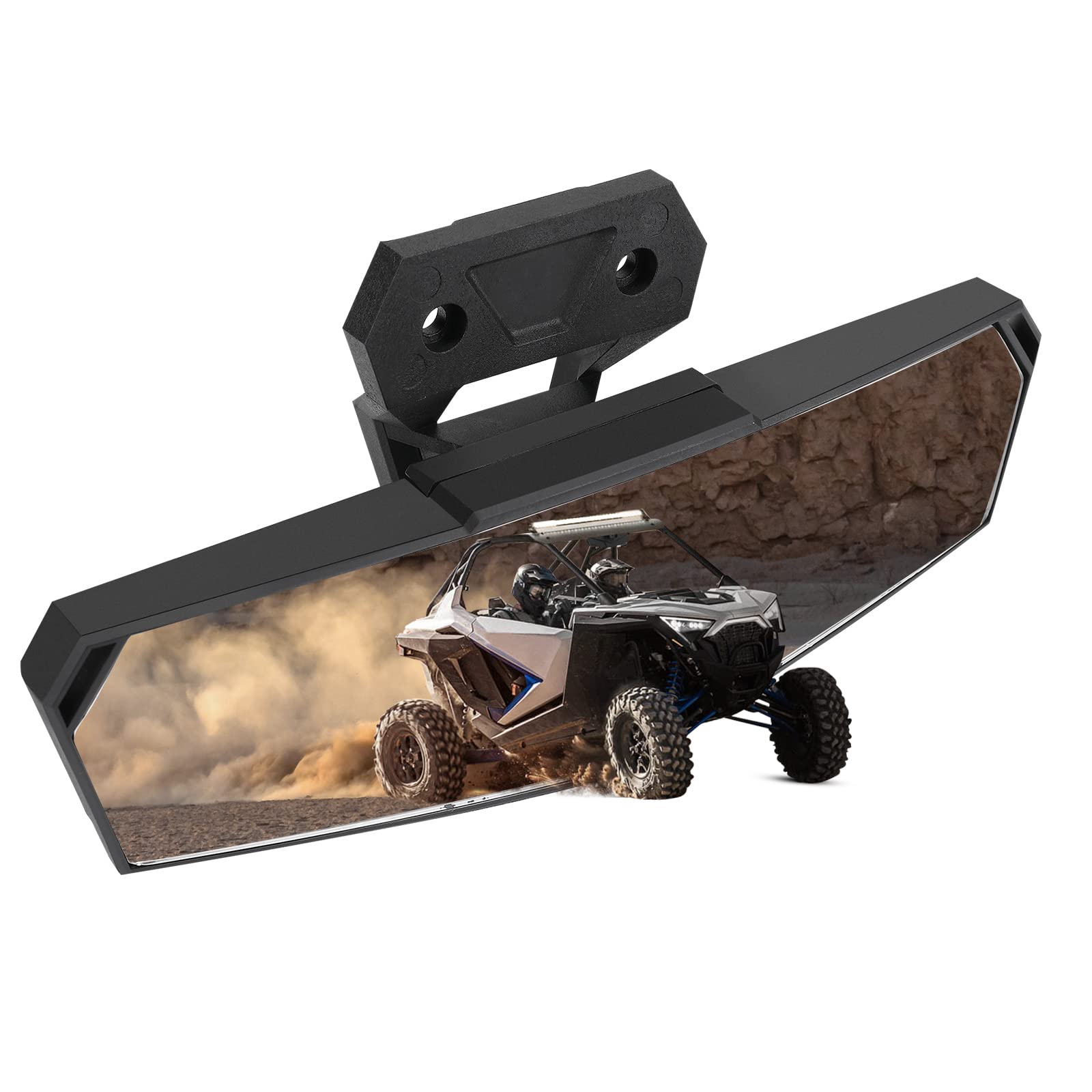 Photo of Kemimoto Center Rear View Mirror for Polaris RZR PRO XP / 4, Turbo R /4, RZR XP 1000 by Kemimoto - Premium for UTVs / Side by Sides