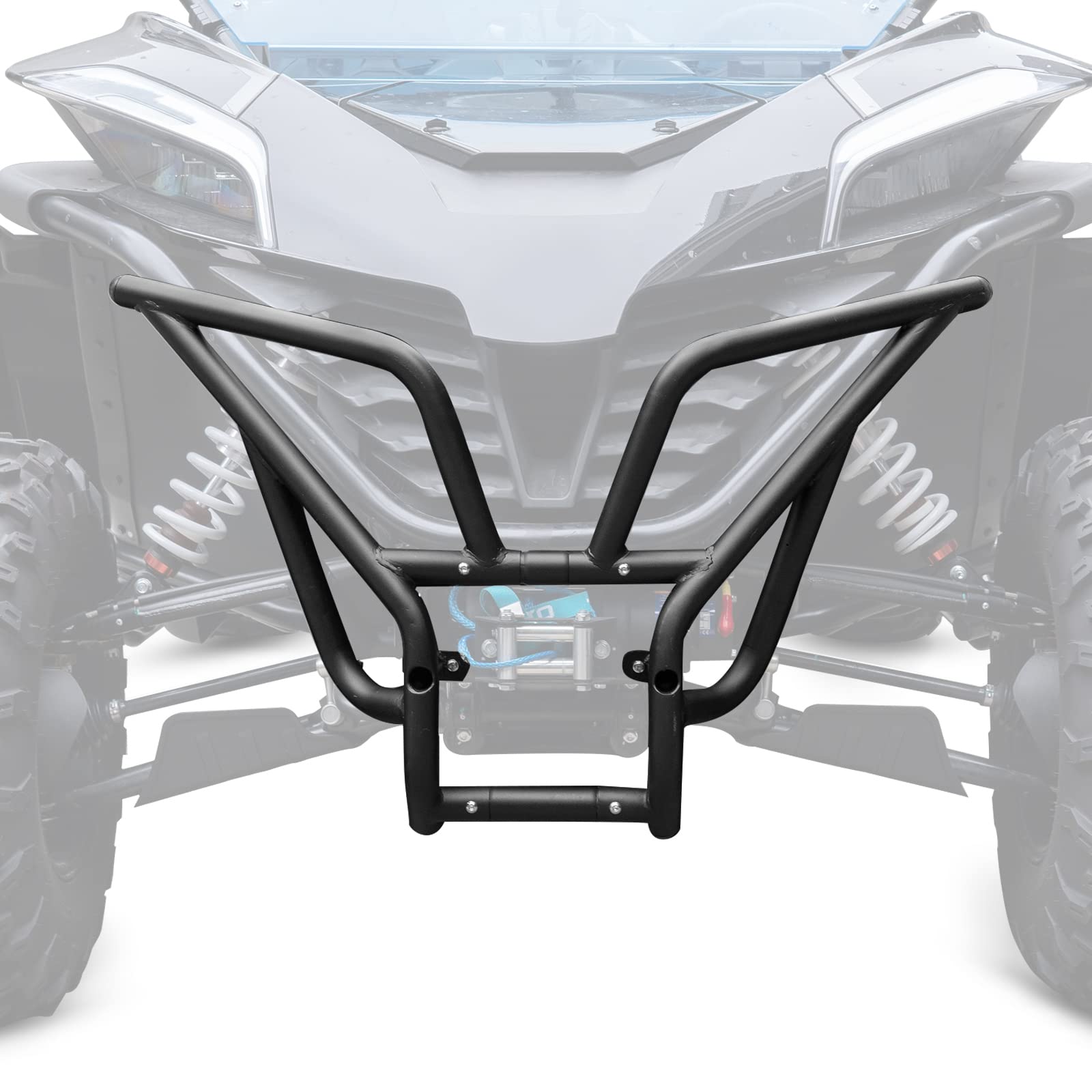 Photo of Kemimoto Front Bumper Brush Guard for CFMOTO ZForce 950 by Kemimoto - Premium for UTVs / Side by Sides